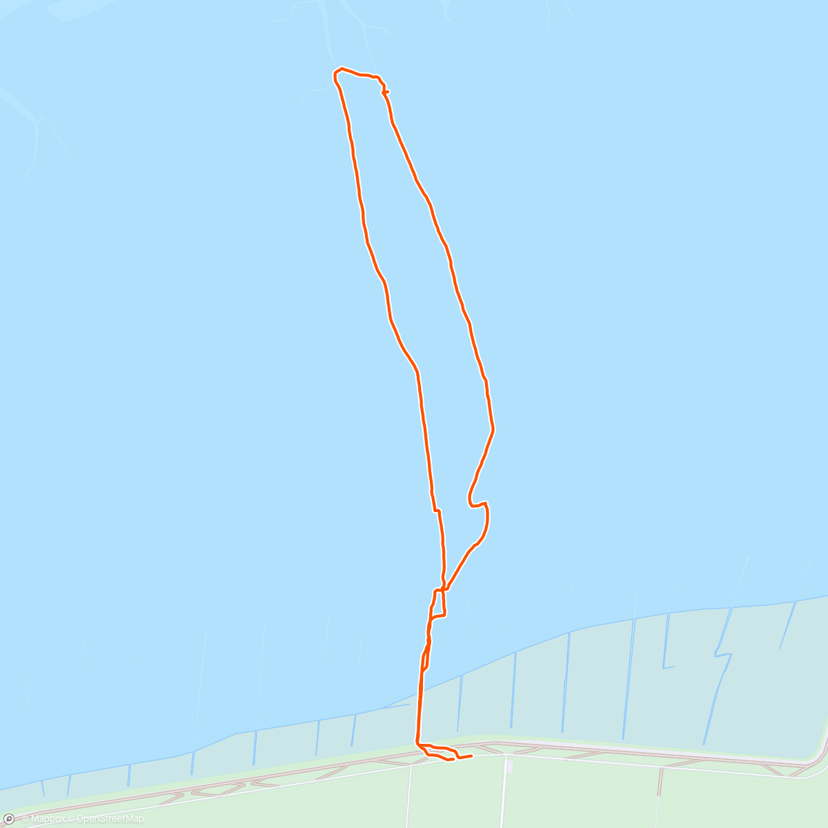 Map of the activity, Wadlopen
