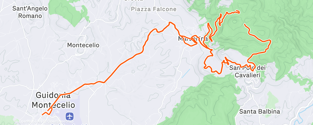 Карта физической активности (Morra invernale con papà ❣️)