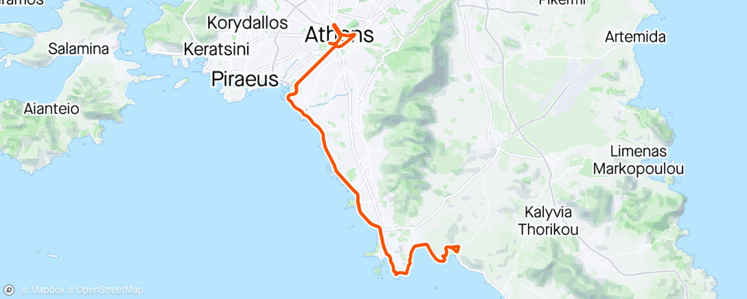 Карта физической активности (Grecia 🇬🇷 Tappa 5)