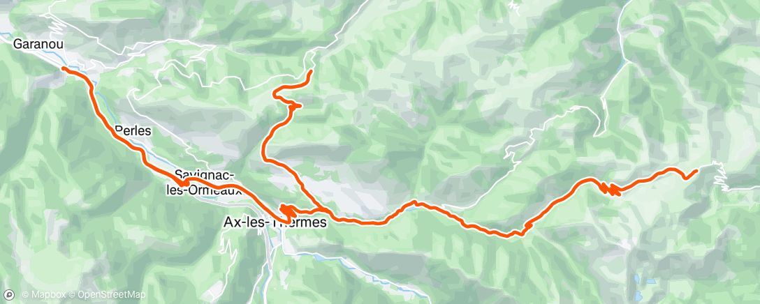 Carte de l'activité