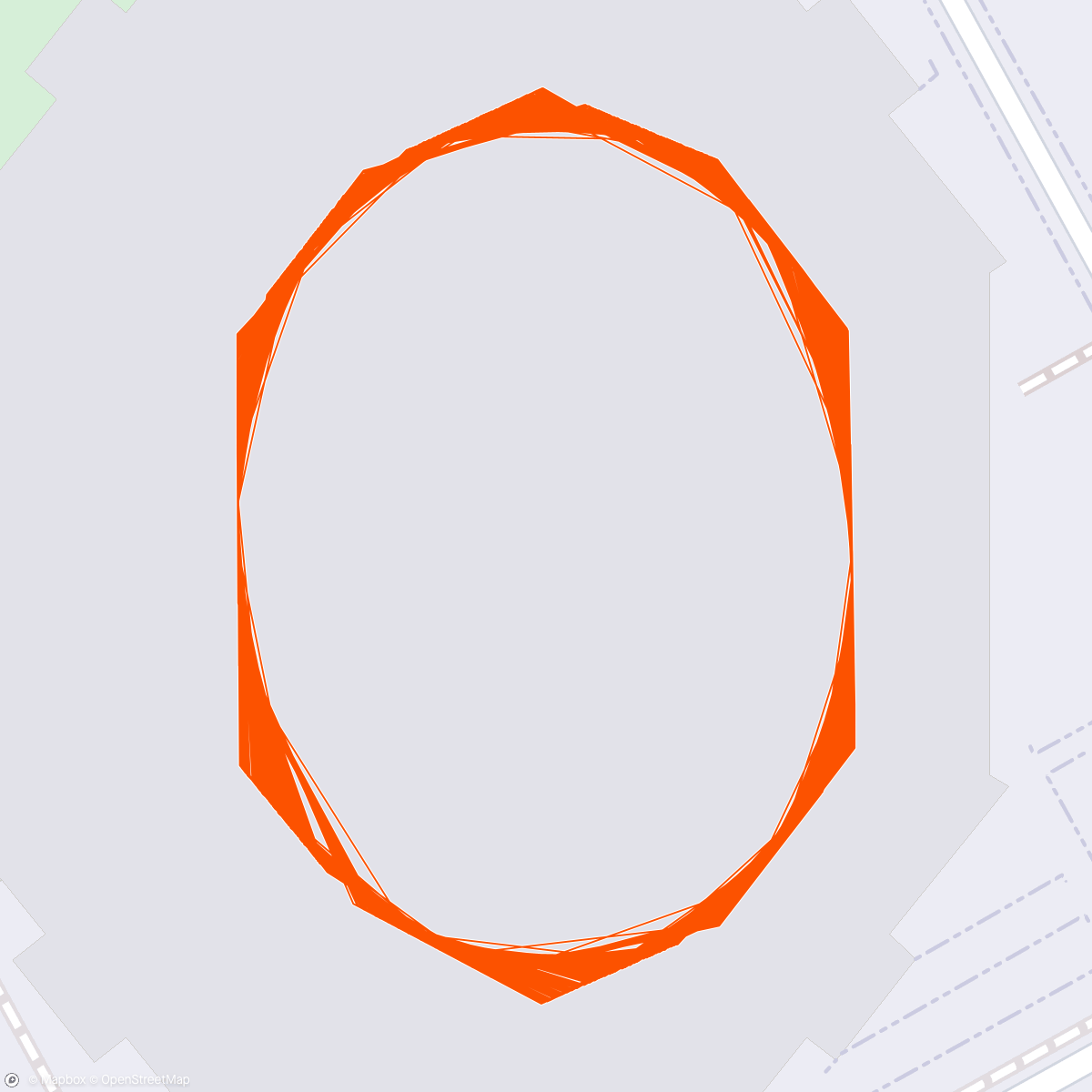 Kaart van de activiteit “after-work 50k BKOOL - Luis Puig Velodrome (mostly aerobic)”