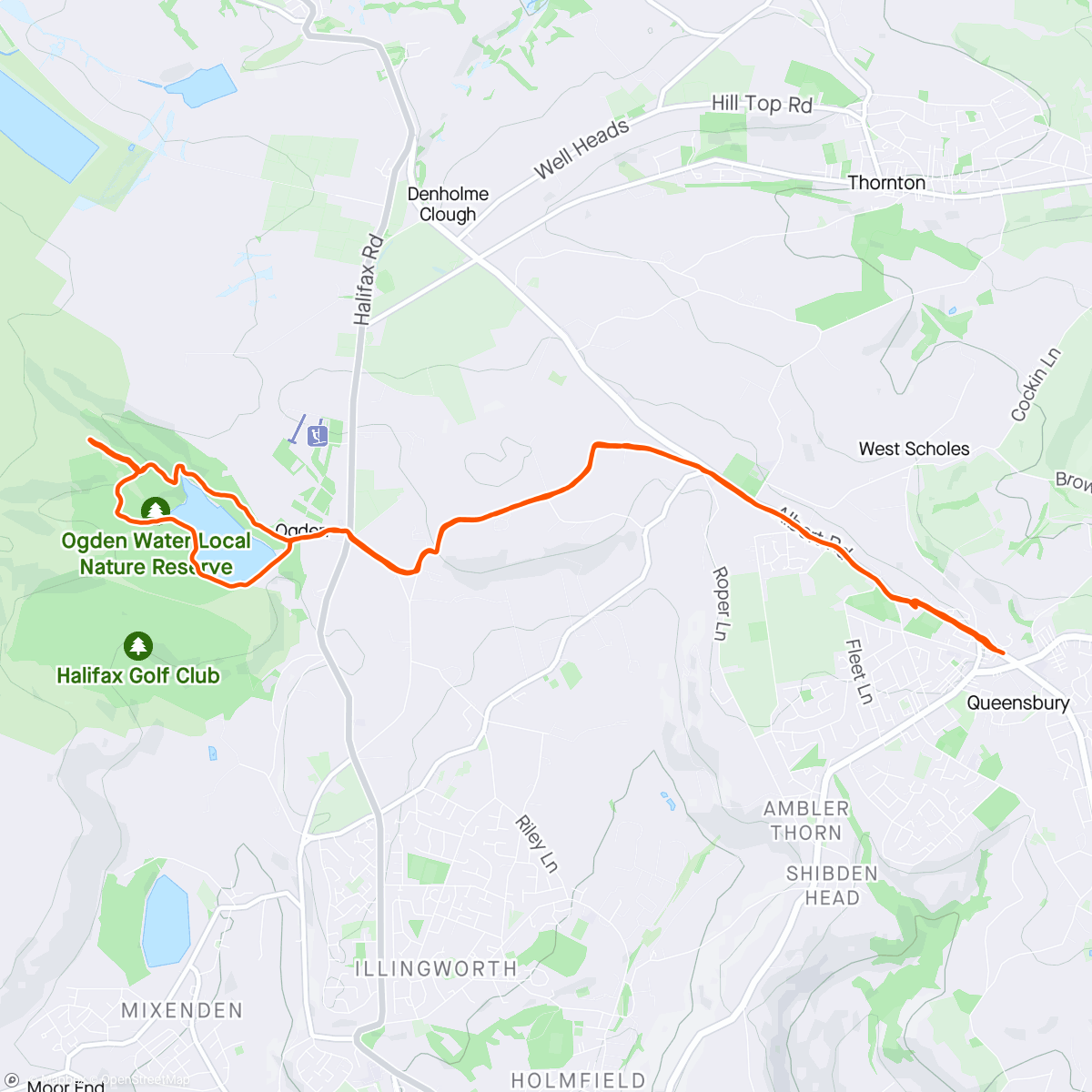 Map of the activity, QRC - To the Giant’s Tooth…..very sweaty run!