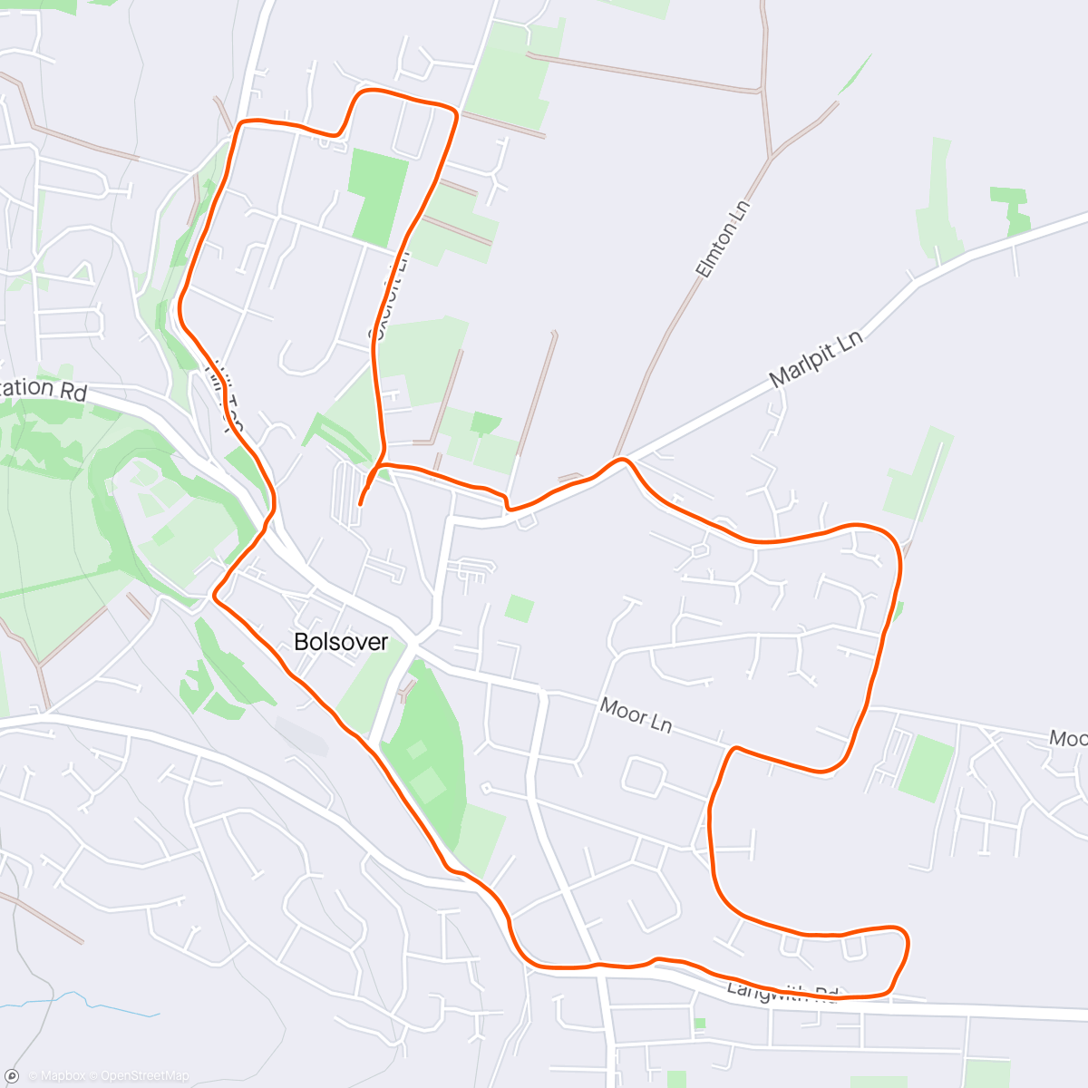 Map of the activity, Striders classic loop 👏