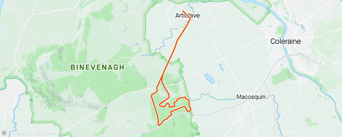 Map of the activity, Springwell forest gravel