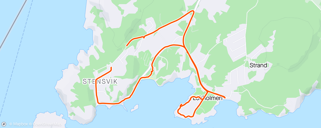 Mapa da atividade, Morgentur på svabergene
