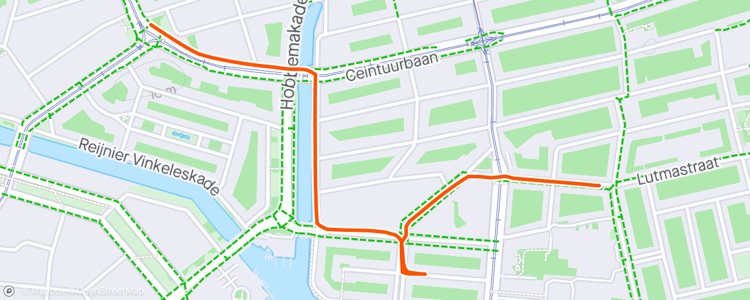 Map of the activity, Girinho Amsterdam