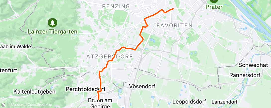 Map of the activity, Morning Ride #commutemarker.com