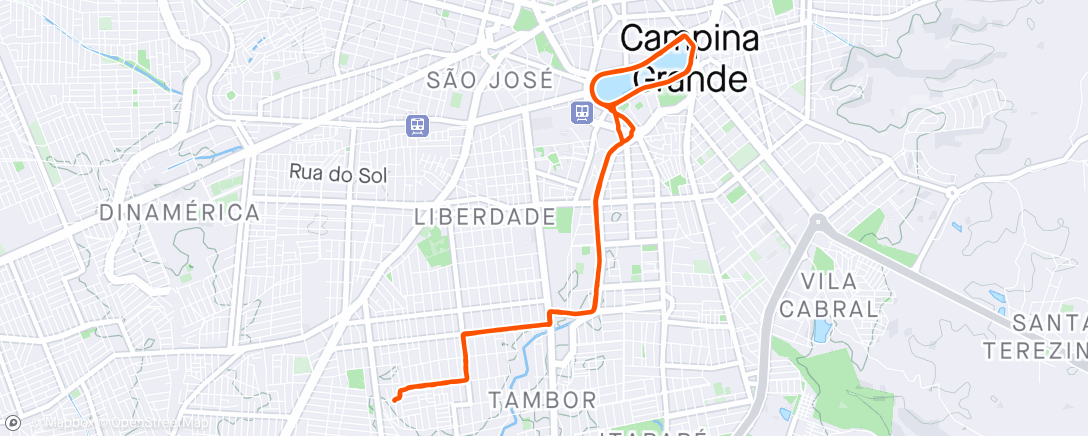 Map of the activity, Corrida você também pode🏃🏃🏃🏃acredite