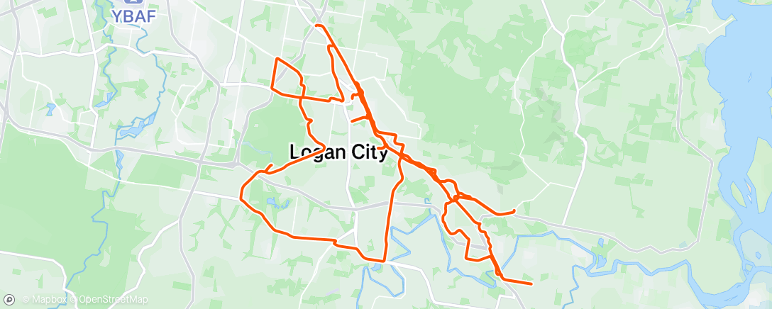Map of the activity, Morning Ride