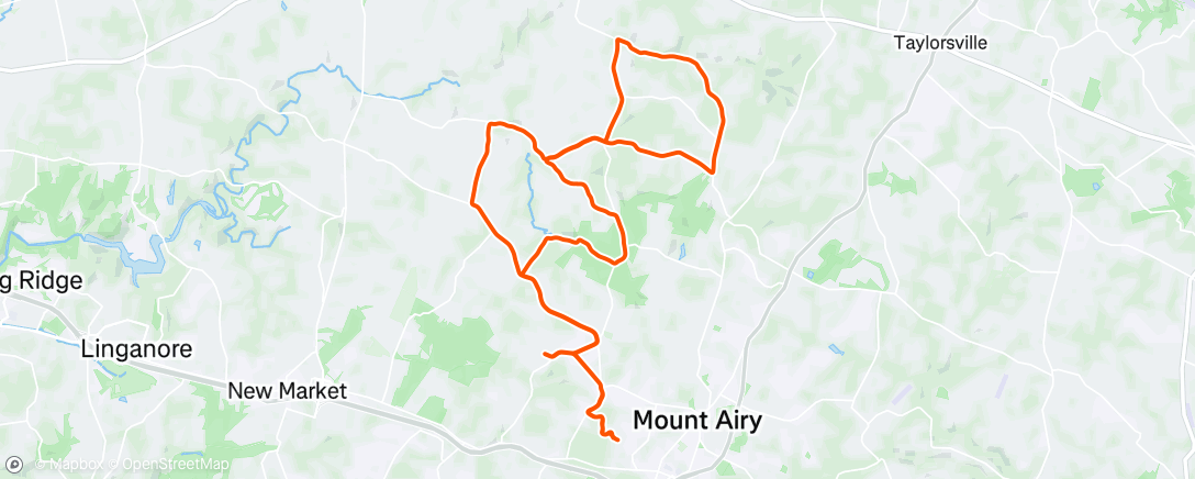 Map of the activity, Morning Ride