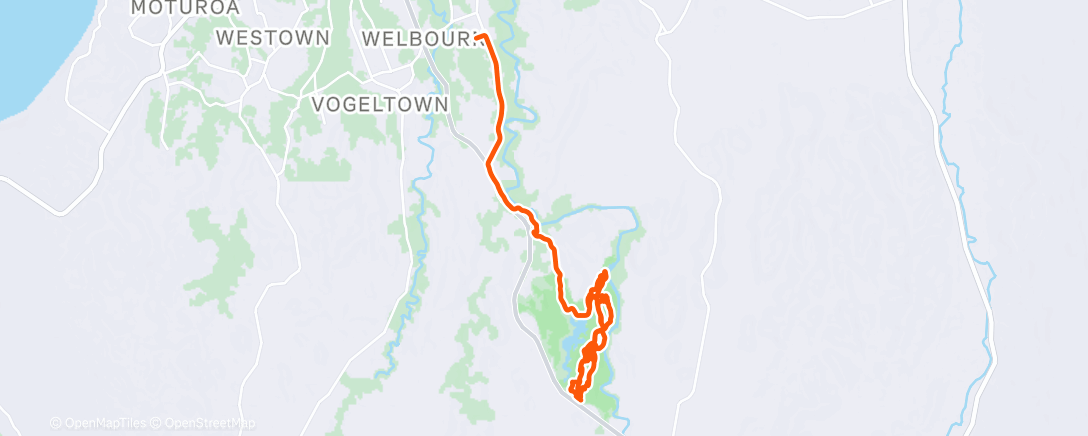 Map of the activity, Morning Ride