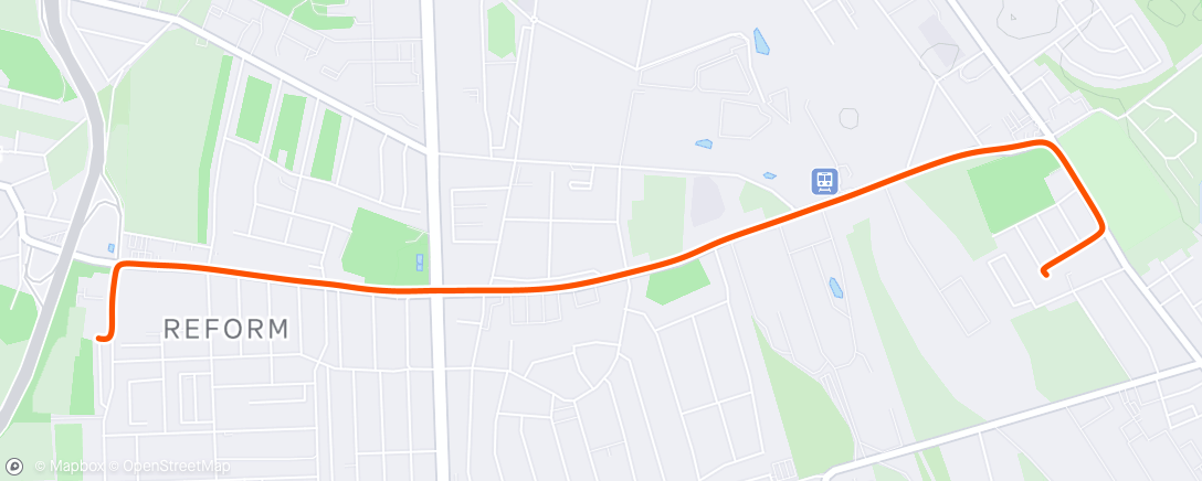 Map of the activity, Nachtspaziergang