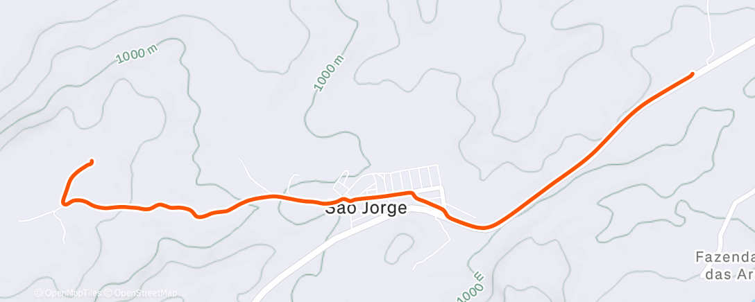 Map of the activity, Retorno p casa