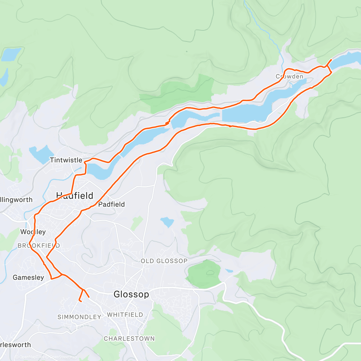 Map of the activity, Ran out of excuses not to get out