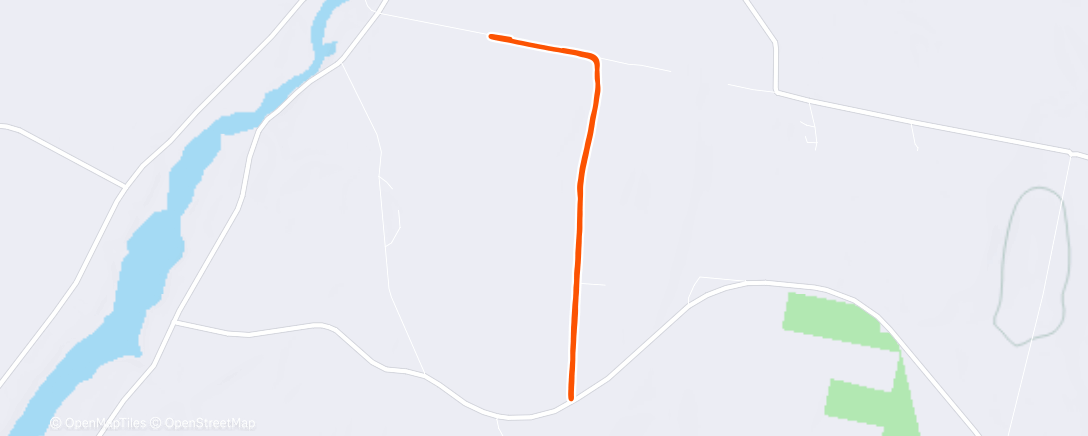 Map of the activity, Morning Run