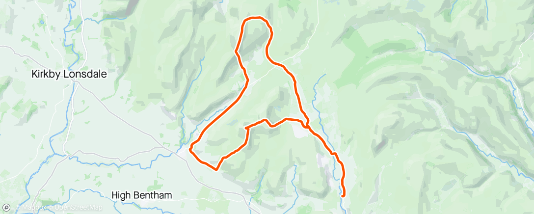 Map of the activity, Morning Gravel Ride