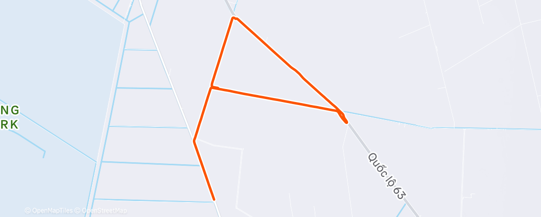 Map of the activity, Afternoon Ride