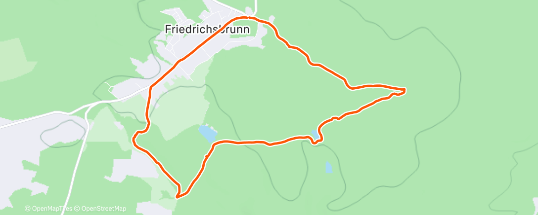 Map of the activity, Letzte HWN Wanderung in 2025