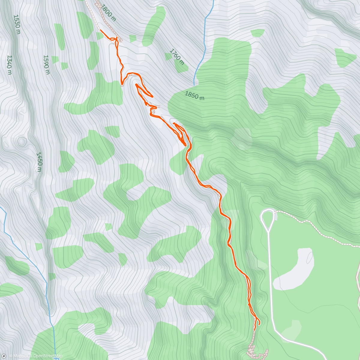 Map of the activity, Na robocie w dużym kanionie