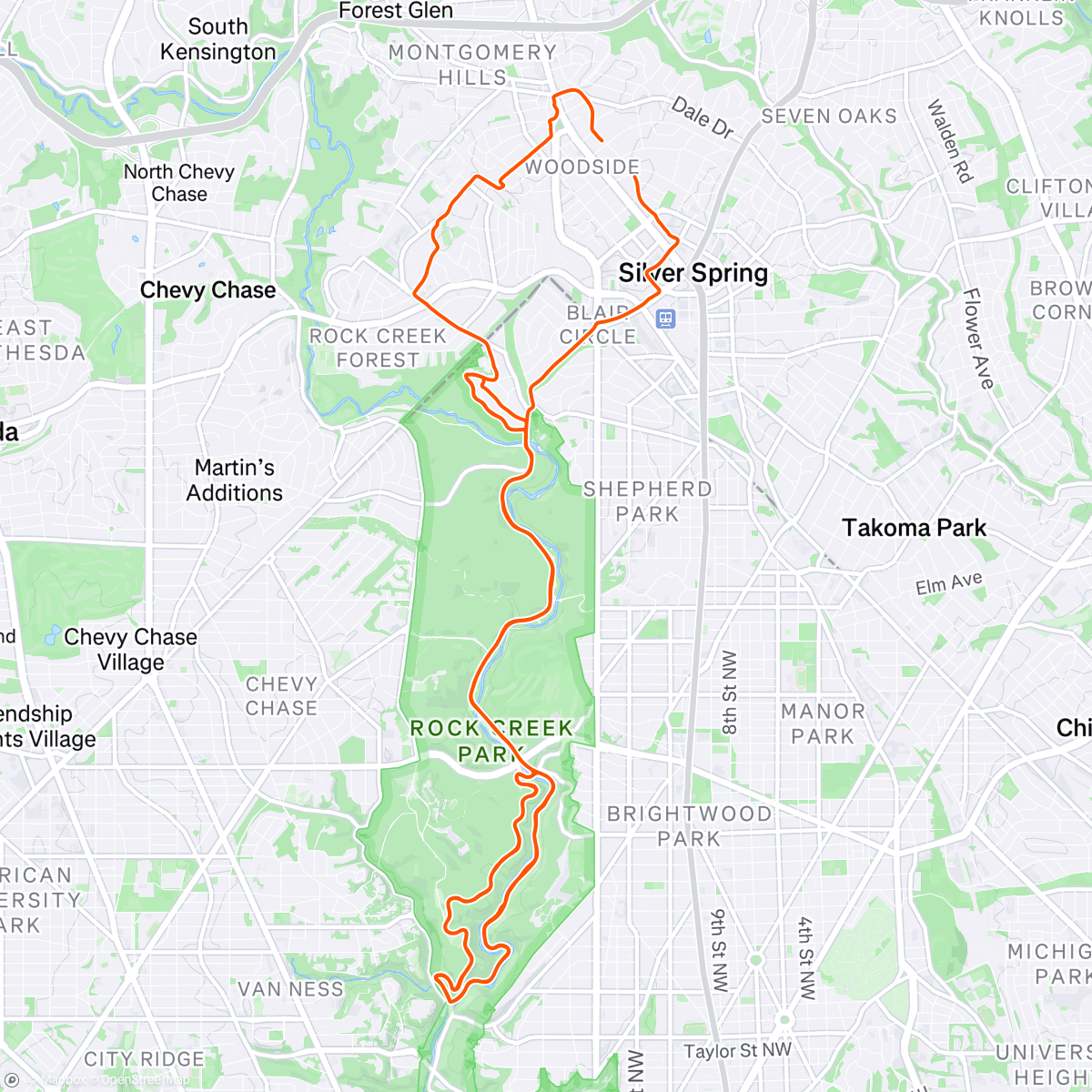 Map of the activity, Solo in RCP