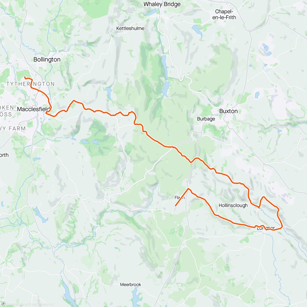 Mapa da atividade, Morning ride 2nd bit