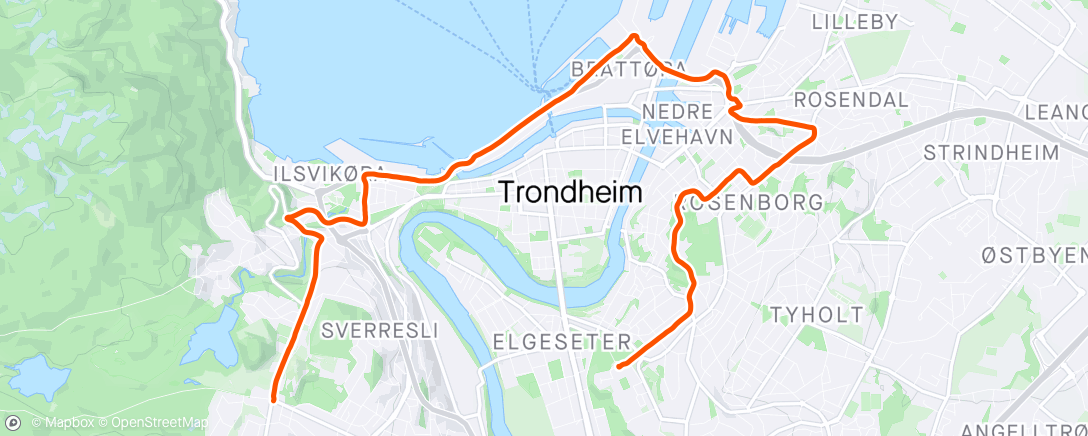 Map of the activity, Fisketirsdag på Meny