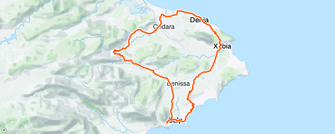 Mappa dell'attività Morning Ride