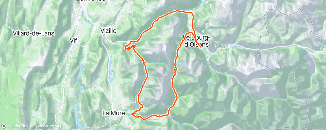 アクティビティ「Tour du Taillefer avec Régis」の地図