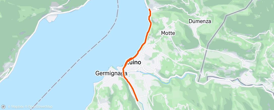 Map of the activity, Sul lago con il bomber
