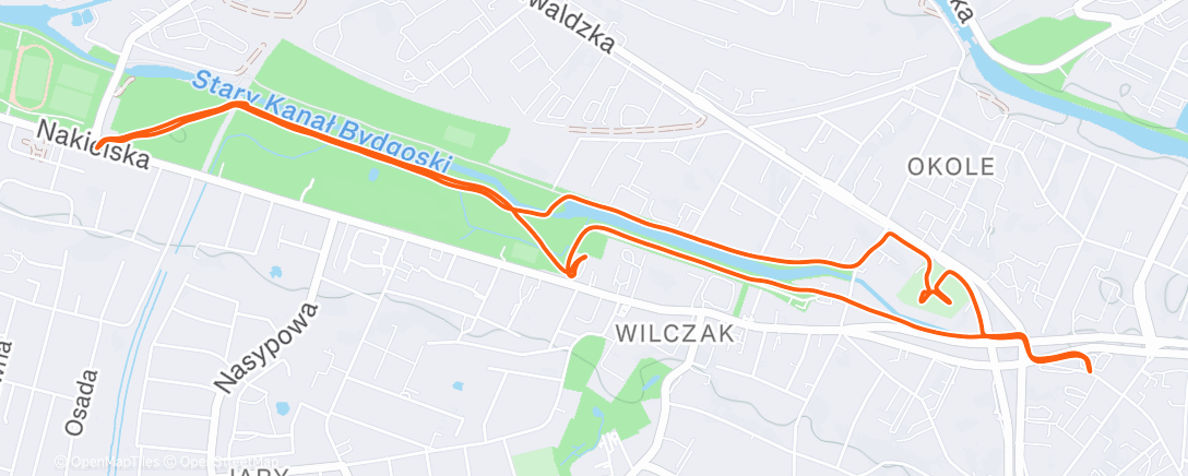 Map of the activity, Lunch Walk