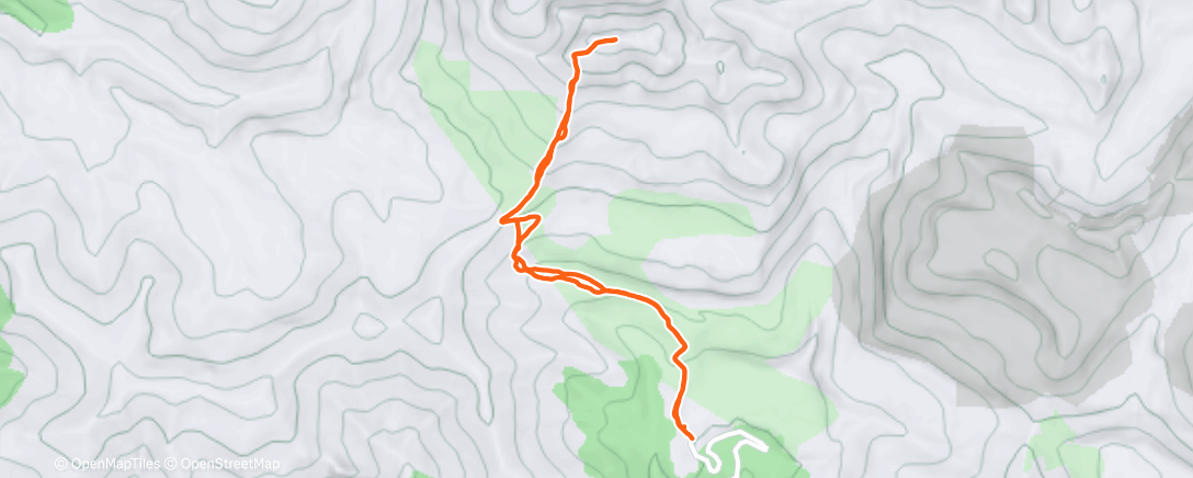 Map of the activity, Pico Bisaurín  desde refugio de Lizara, condiciones Invernales