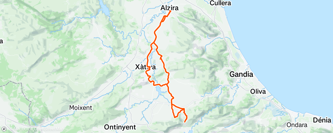 Map of the activity, Morning Ride