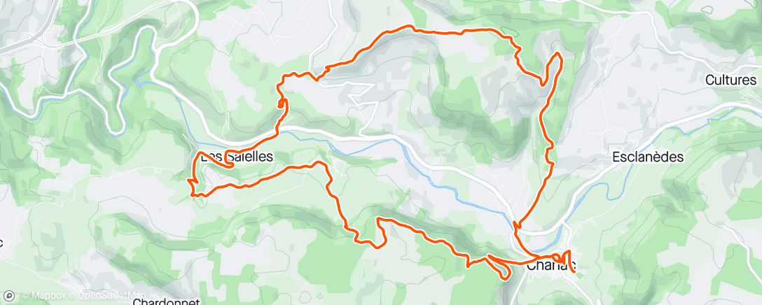 Carte de l'activité Lozère Trail 🚩