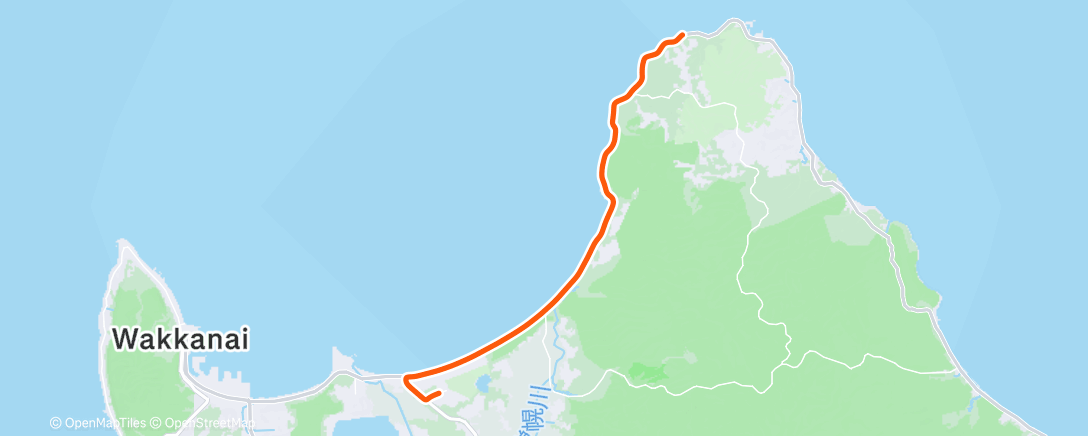 Map of the activity, 年末最苦輪愚DAY10(年越し宗谷岬)