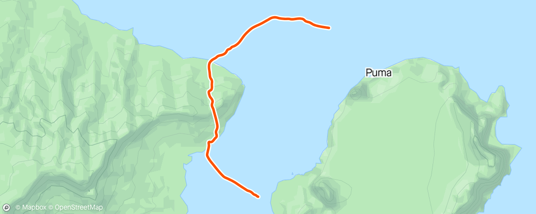 Map of the activity, Zwift - Climb Portal: Crow Road at 100% Elevation in Watopia