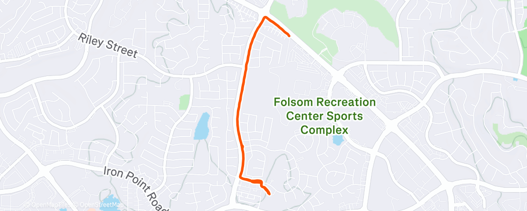 Карта физической активности (Morning Run)