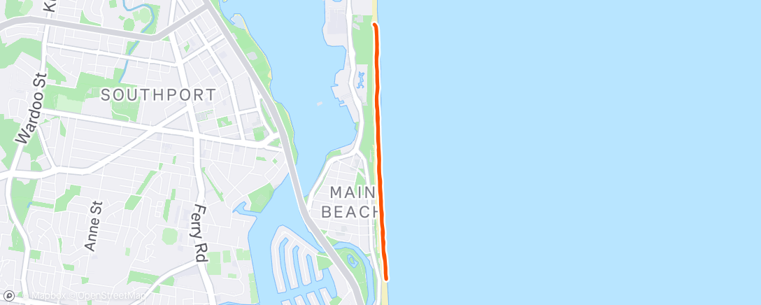 Map of the activity, Morning Walk