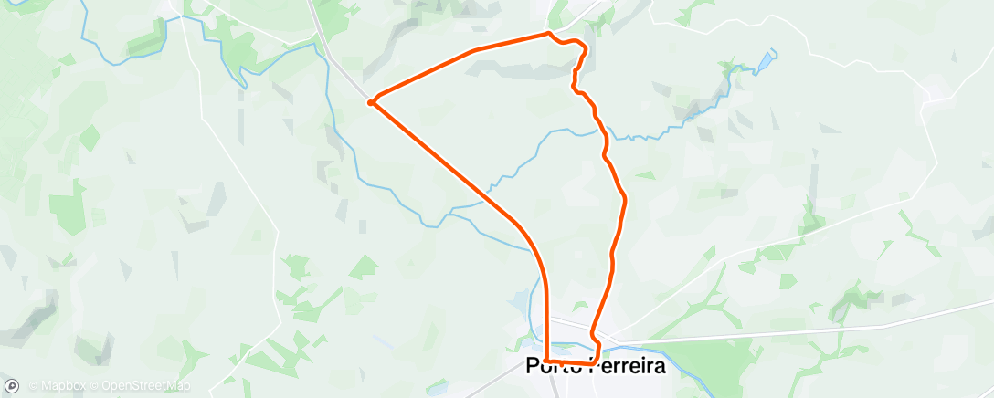 Map of the activity, Afternoon Ride