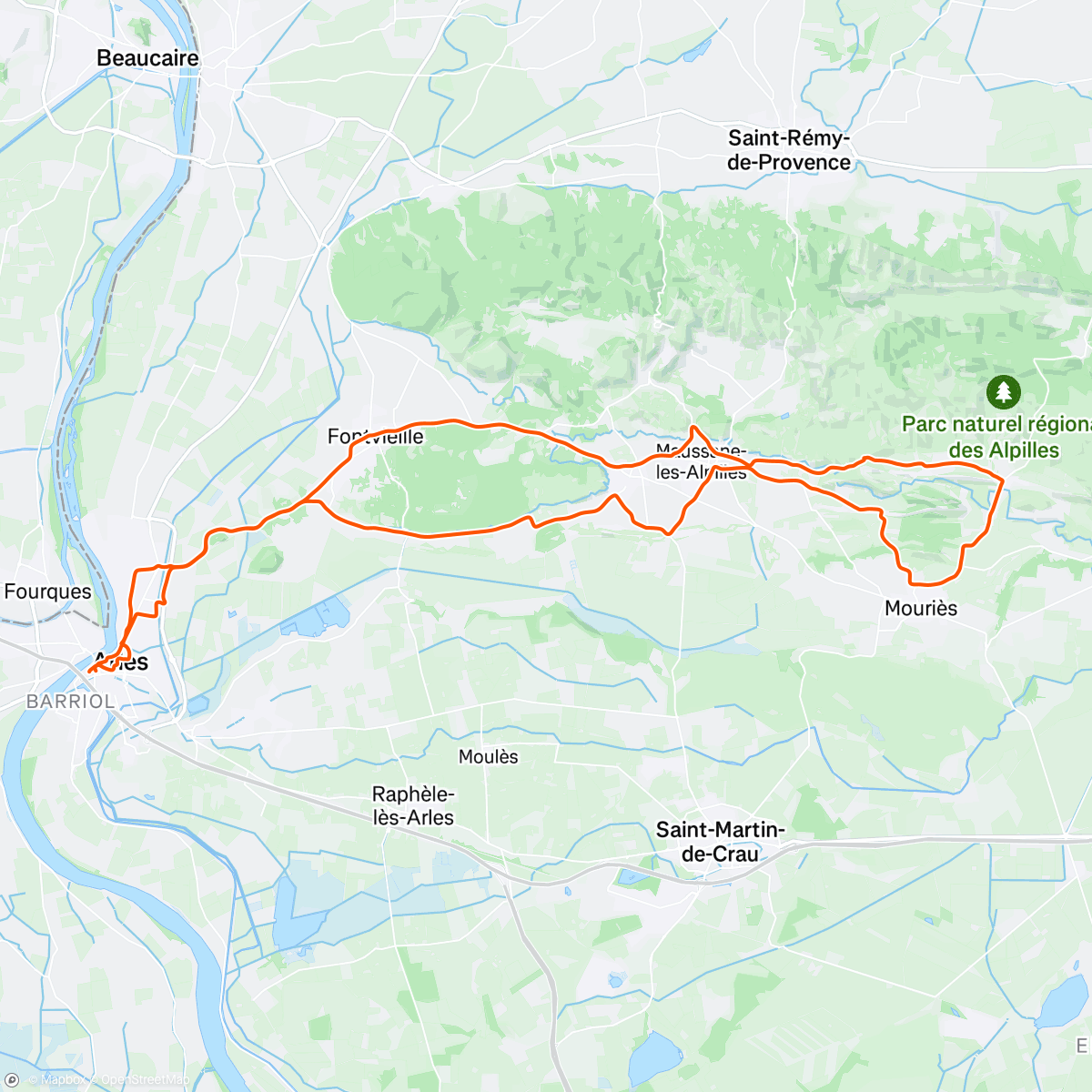 Map of the activity, Le Chat noir