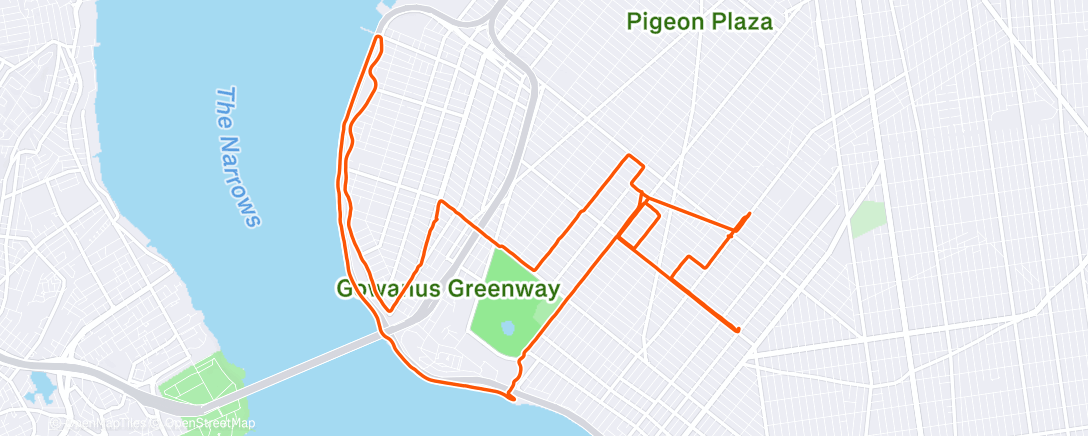 Map of the activity, 💥Night Run💥