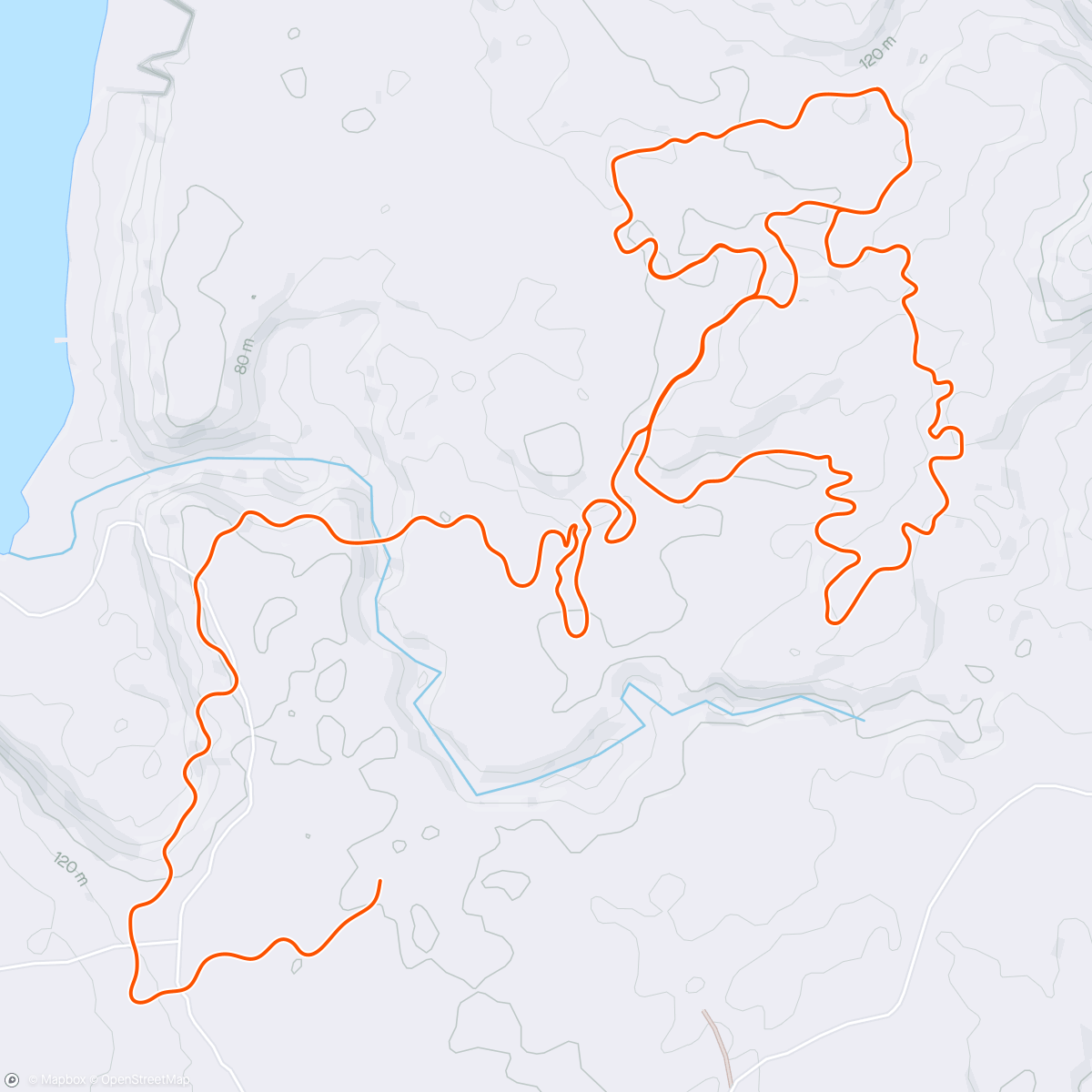 Map of the activity, Zwift - JOIN Cycling - 12x 4 min intensieve duurintervallen in Makuri Islands