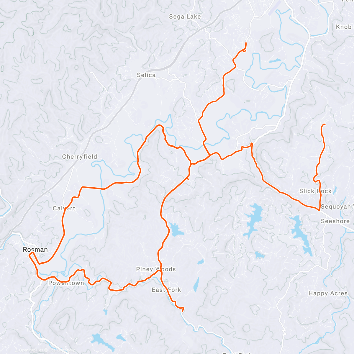 活动地图，Afternoon Ride