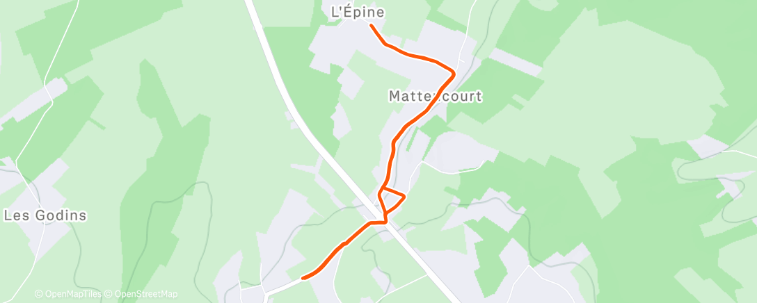 Map of the activity, Entre deux averses.. ☁️