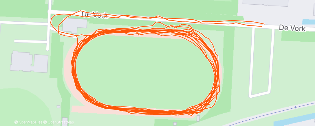 Mapa de la actividad (4/1/2026 - Rondjes rennen)