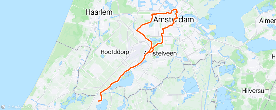 Map of the activity, Office Ride