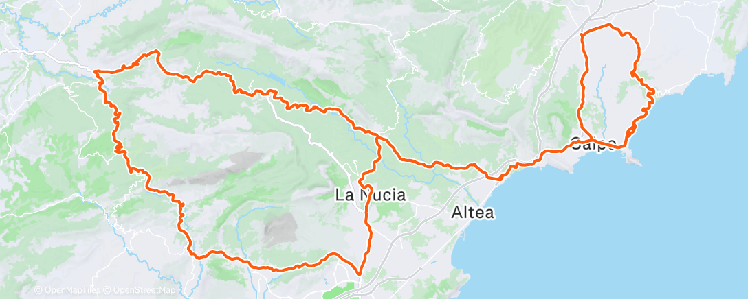 Map of the activity, Middagrit