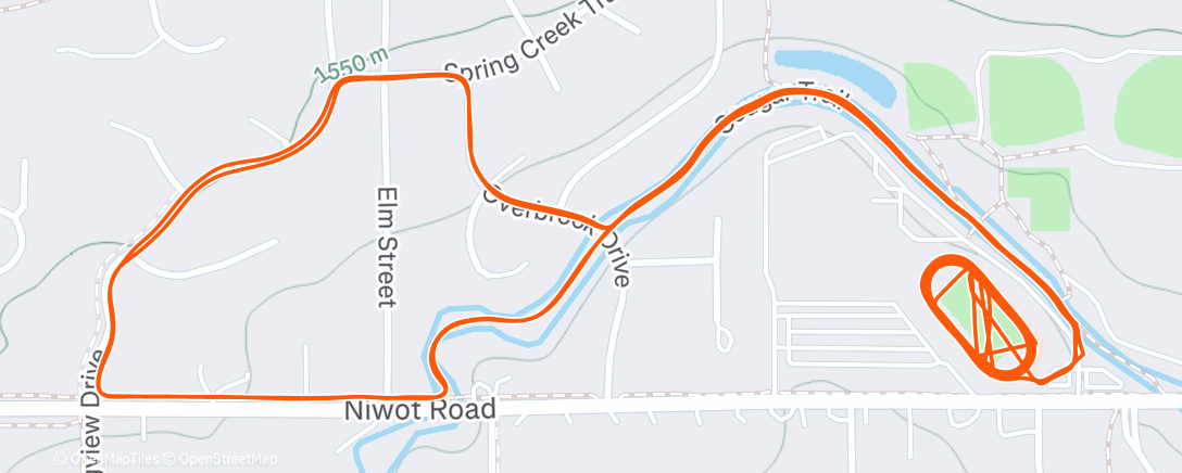 アクティビティ「Morning Run」の地図