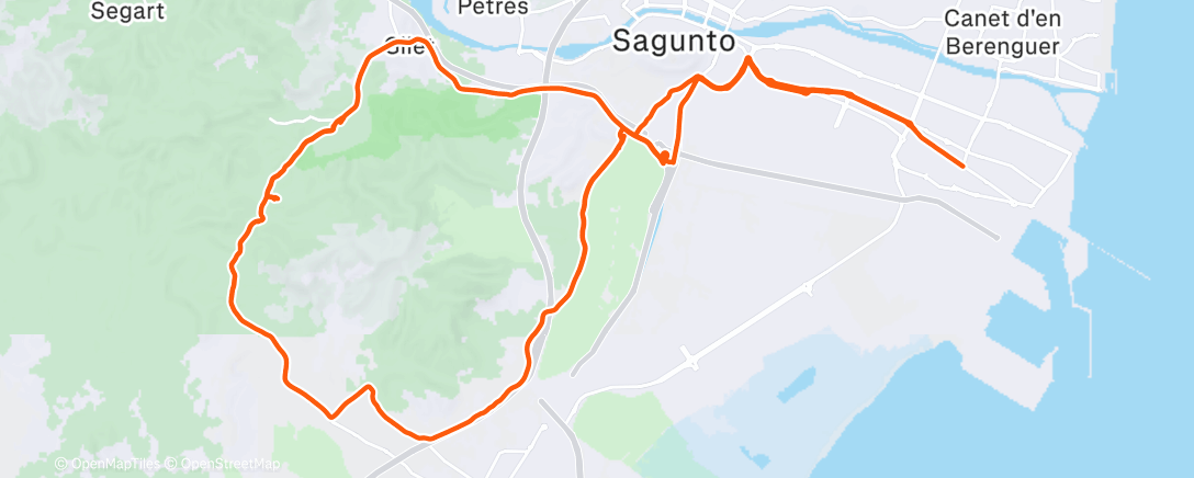 Map of the activity, 🎥🚴🏽‍♂️