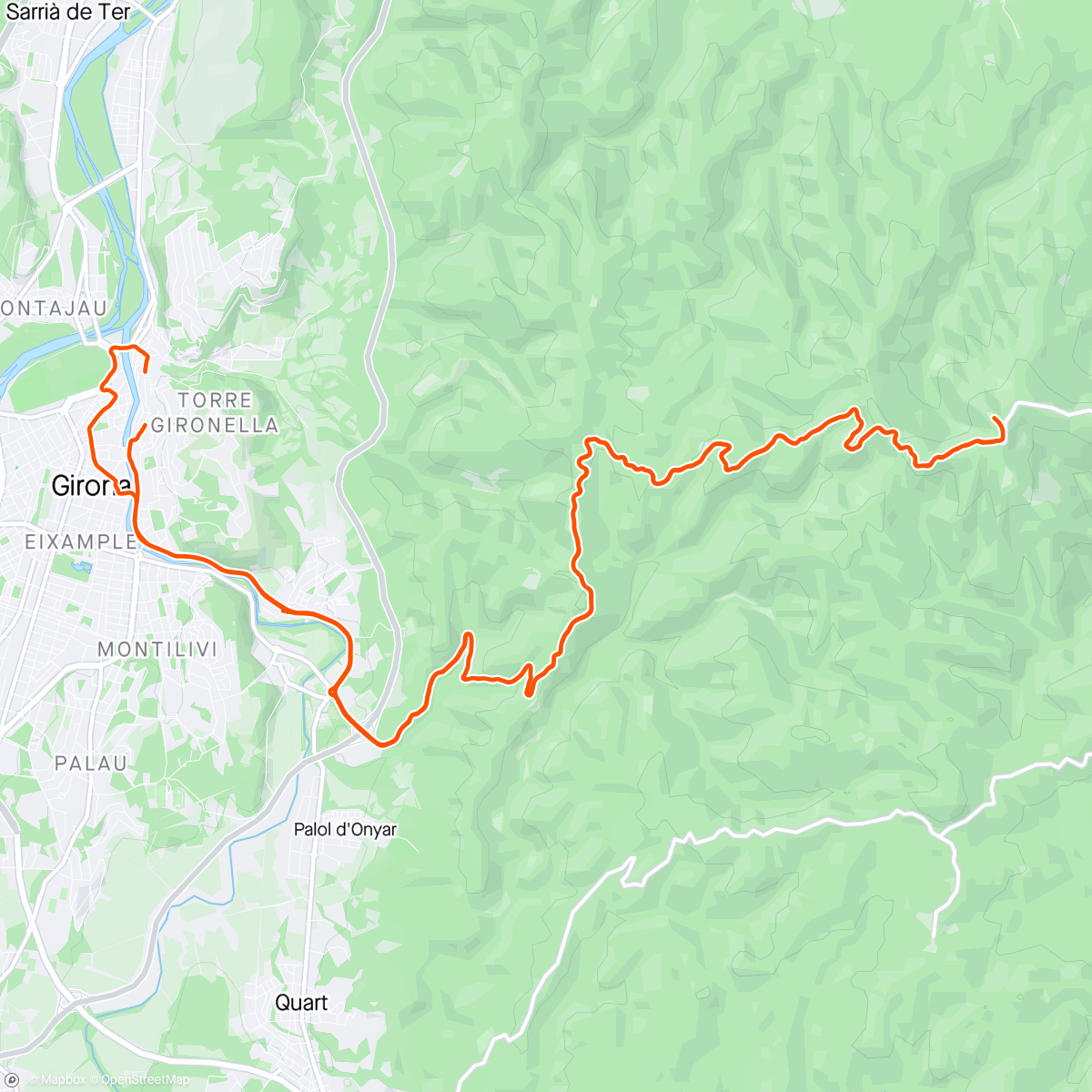Map of the activity, Girona Day - 3 - Back up Els Angles ⛰️ 🚴🏿‍♀️ 💨