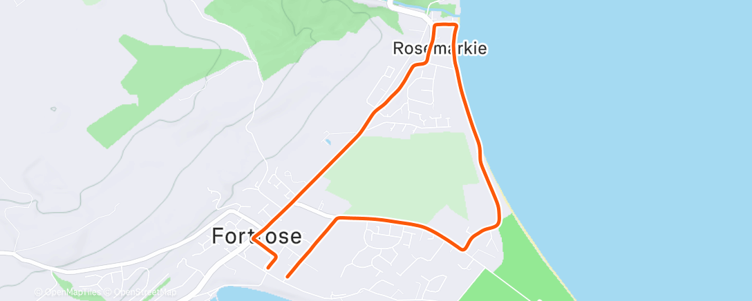 Карта физической активности (Afternoon Ride)